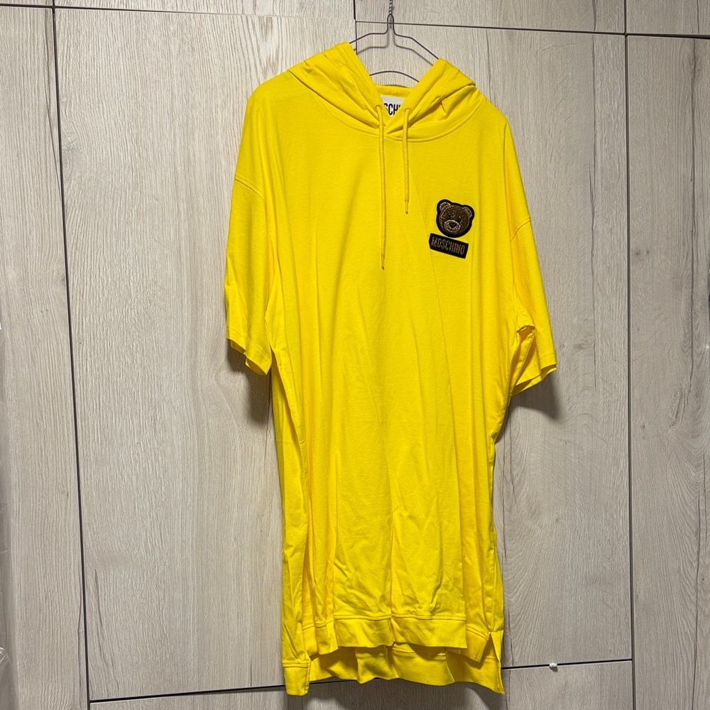 Moschino Couture Women’s Bright Yellow Hoodie